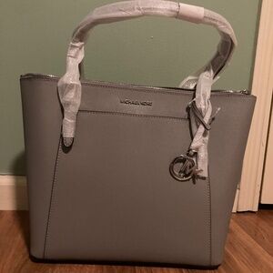 Michael Kors Gray Tote Bag